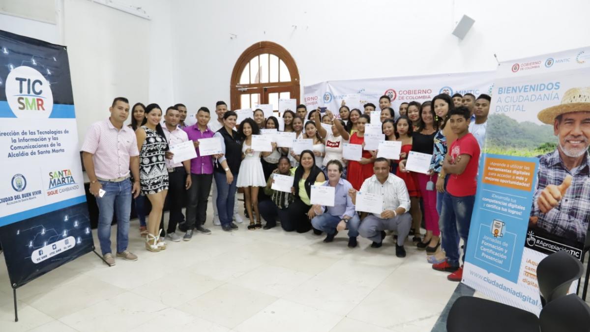 104 samarios se certificaron en Ciudadanía Digital 104 samarios se certificaron en Ciudadanía Digital