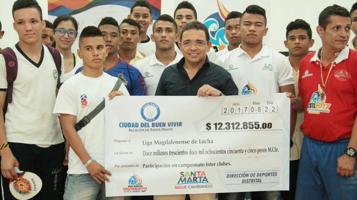 Por tercera vez Alcalde Martínez entregará apoyos y estímulos a deportistas de Santa Marta Por tercera vez Alcalde Martínez entregará apoyos y estímulos a deportistas de Santa Marta