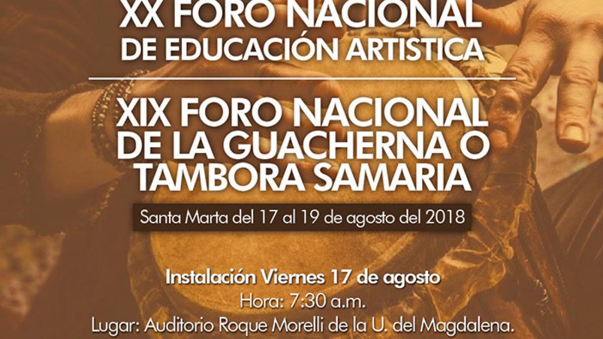 Se realizará el X Foro Nacional de Educación Artística Se realizará el X Foro Nacional de Educación Artística