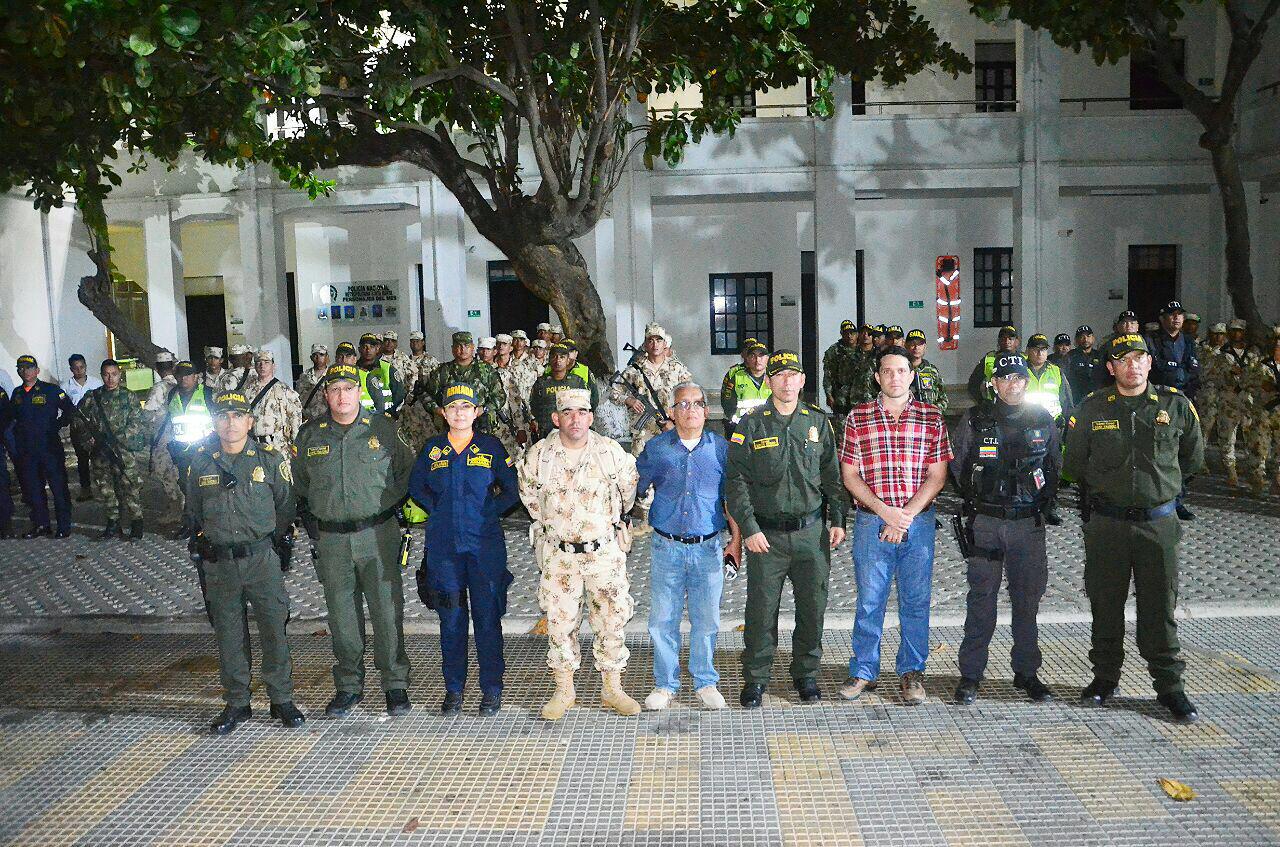 Santa Marta ciudad ejemplo de Colombia donde todas las fuerzas del orden trabajan coordinadamente contra la delincuencia