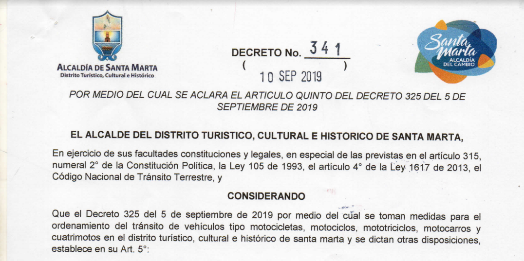 Alcaldía del Cambio presenta calendario del día sin parrillero para motocicletas, que anula ‘Pico y Placa’ un día al mes