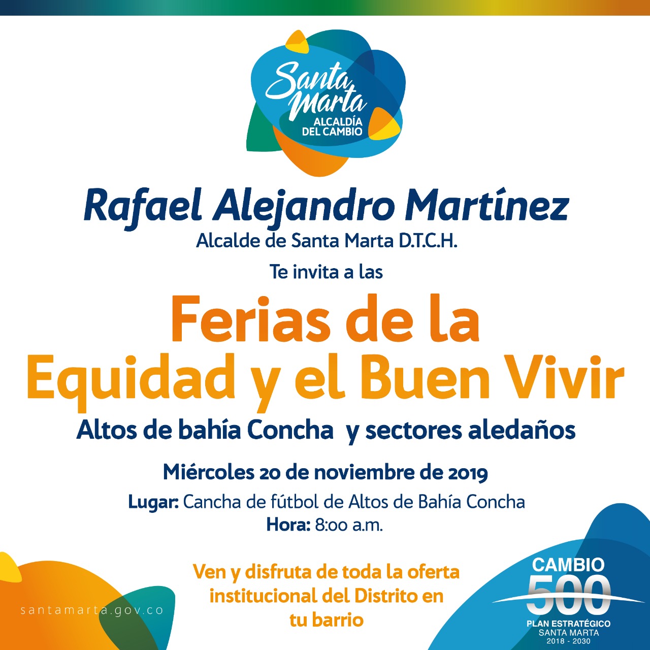 Altos de Bahía Concha recibirá ‘Feria de la Equidad y el Buen Vivir’ de la Alcaldía del Cambio