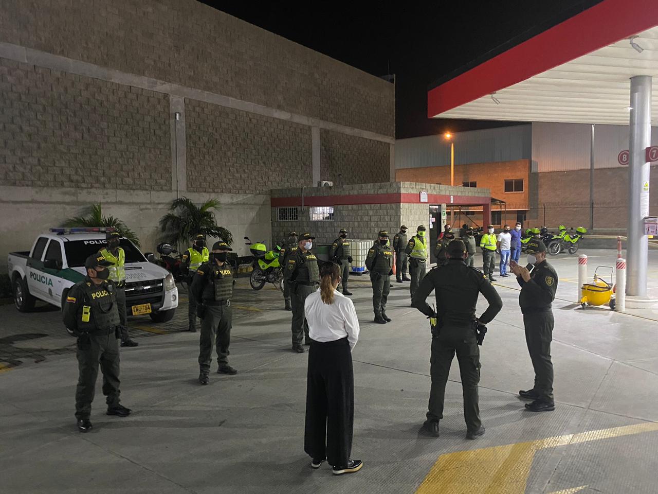 Caravanas de la seguridad siguen trabajando por una Santa Marta