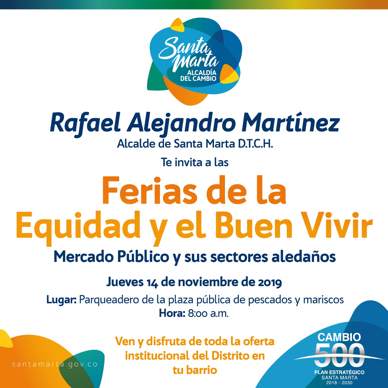 Feria de la ‘Equidad y el Buen Vivir’ lleva al Mercado Público la oferta de la Alcaldía del Cambio