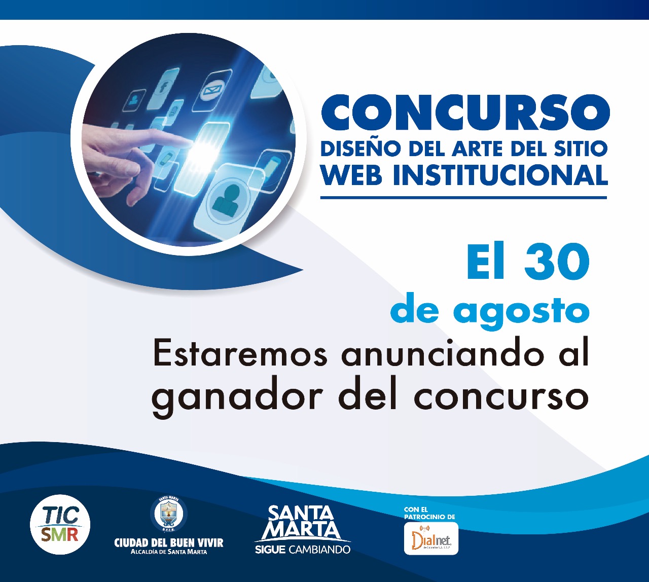 Inició proceso de evaluación  de las propuestas del nuevo arte  del sitio web institucional