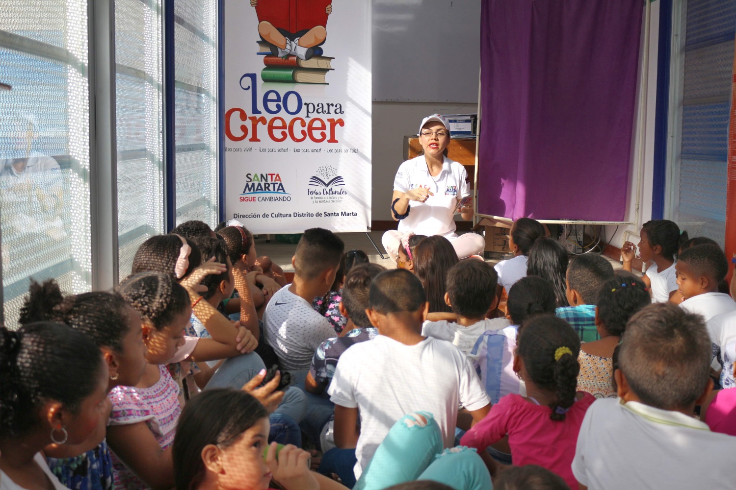 Con éxito Alcaldía Distrital inicia jornadas de lectura en los Centros de Referenciación