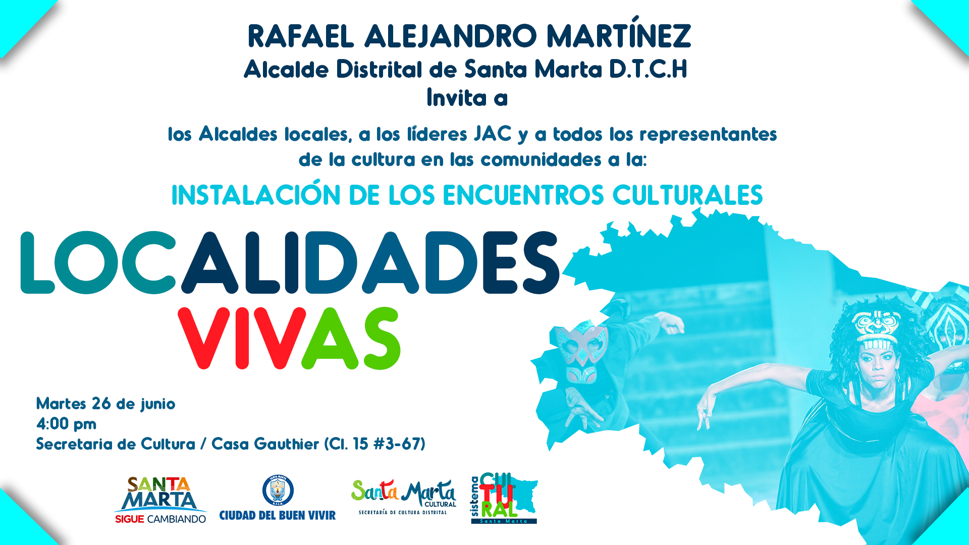 Distrito inicia Encuentros culturales “Localidades Vivas”