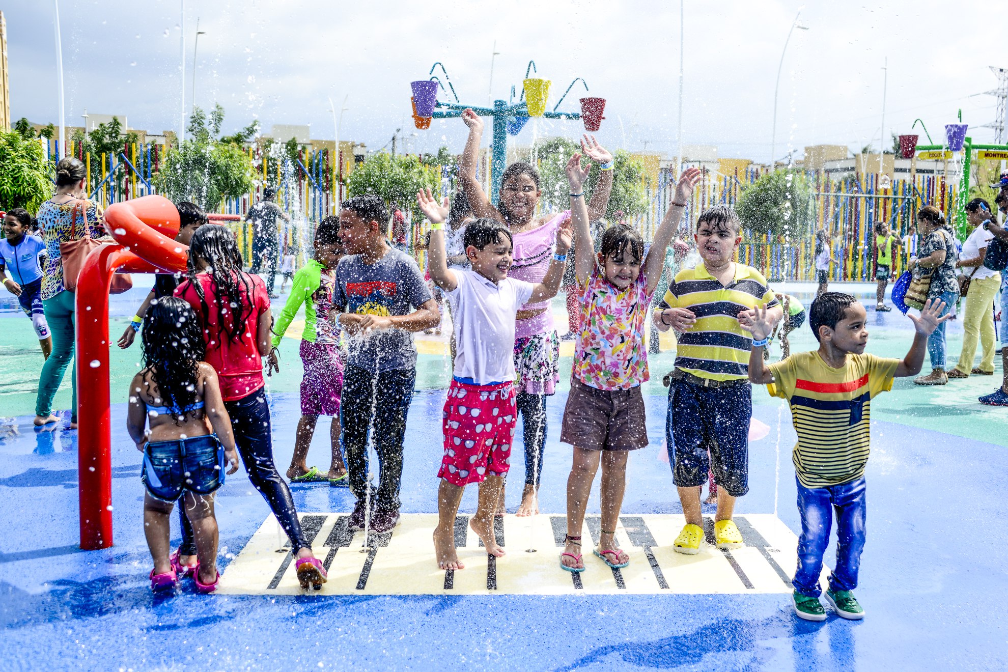 Distrito arregló juegos dañados en el Parque Temático del Agua