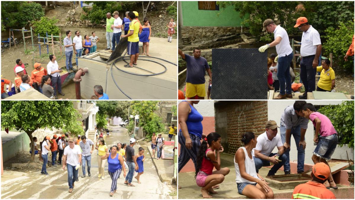 1700 familias de los barrios Pastrana y María Eugenia se benefician con suministro de agua