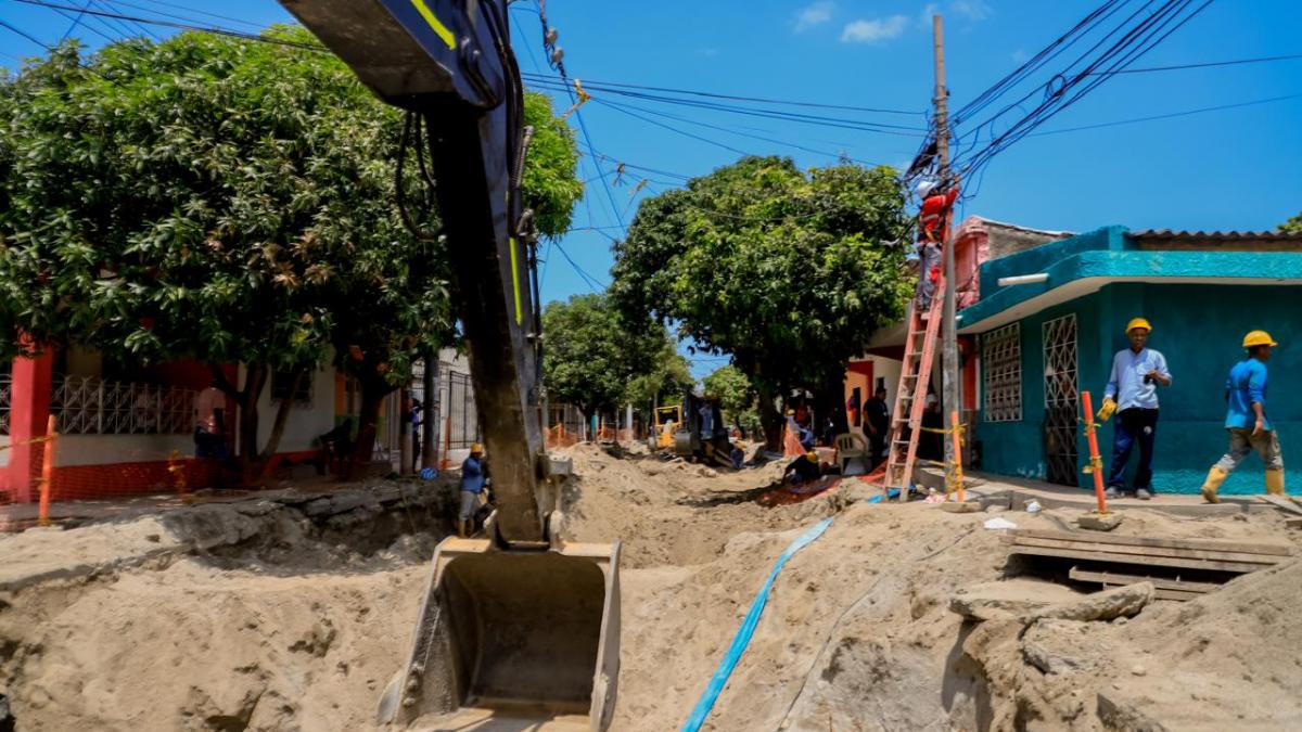 La Alcaldía de Santa Marta continúa en marcha con los colectores de Pescaito y Bellavista